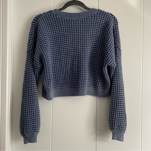 Hollister Waffle Crewneck Sweater - Picture 2 of 4